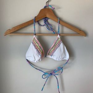Victoria’s Secret Beaded Triangle Swim Top